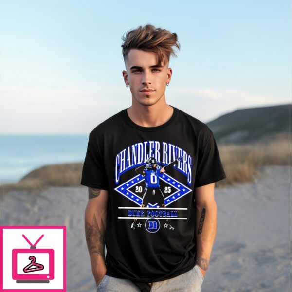 Chandler Rivers Duke Blue Devils Illustrated T-Shirt