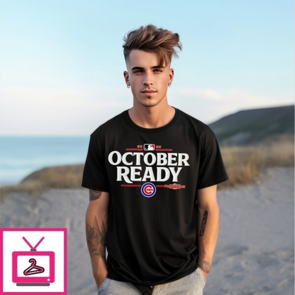 Chicago Cubs October Ready 2025 Playoff T-Shirt