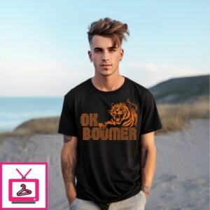 Cincinnati Bengals Football Tiger Ok Boomer T-Shirt Cincinnati Bengals Football Tiger Ok Boomer T-Shirt