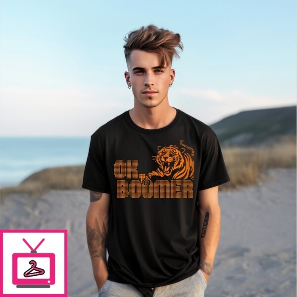 Cincinnati Bengals Football Tiger Ok Boomer T-Shirt
