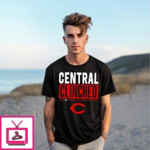 Cincinnati Reds Playoffs Clinched Nl Central Division Champions 2025 T-Shirt Cincinnati Reds Playoffs Clinched Nl Central Division Champions 2025 T-Shirt