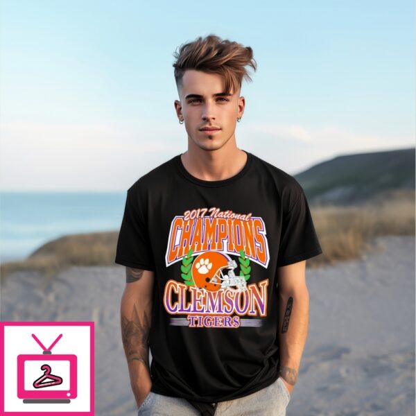 Clemson Tigers 2017 National Champions Football Shirt