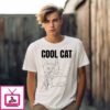 Cool Cat And Skateboard T-Shirt