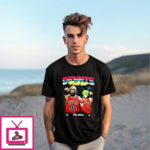 Dennis Rodman The Worm Anime Graphic T-Shirt Dennis Rodman The Worm Anime Graphic T-Shirt