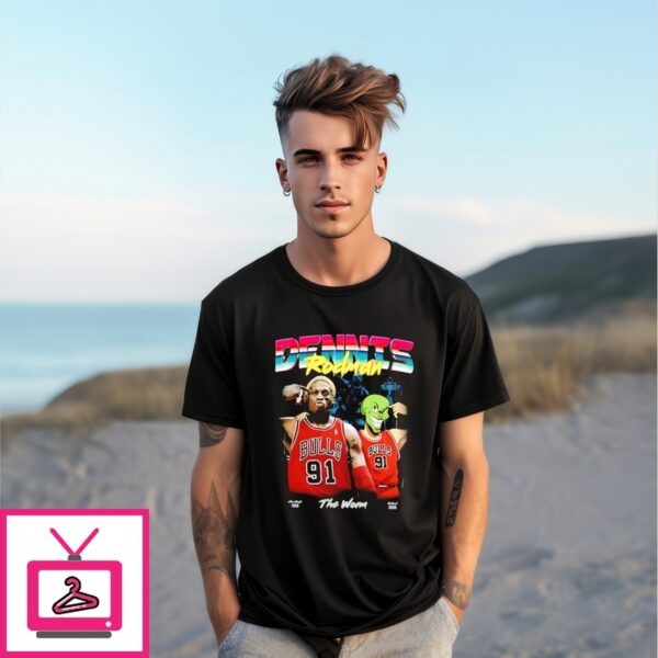 Dennis Rodman The Worm Anime Graphic T-Shirt