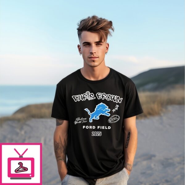 Detroit Lions X Chris Brown Breezy Bowl Xx Tour T-Shirt