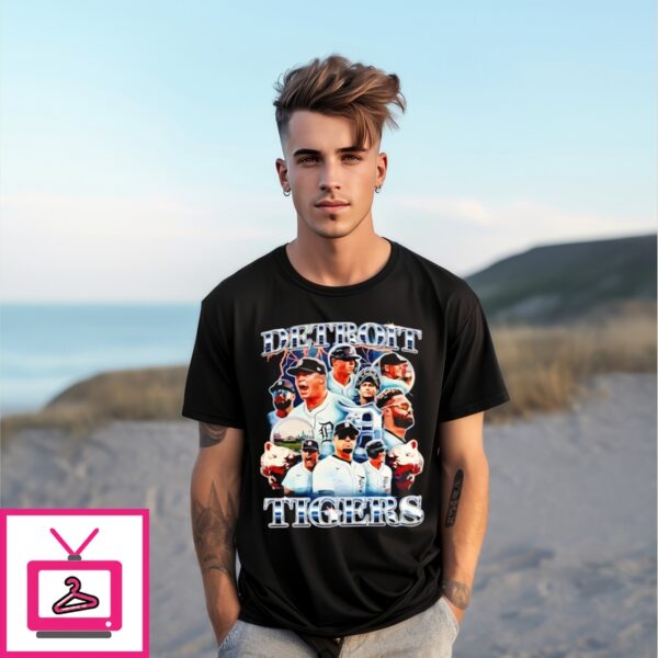 Detroit Tigers Won Again 2026 Team Collage T-Shirt