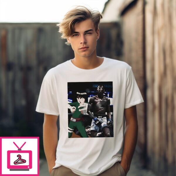 Drunken Fist Israel Adesanya X Rock Lee T-Shirt
