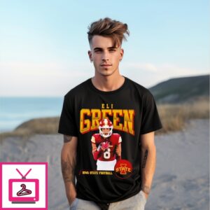 Eli Green Iowa State Cyclones Illustrated T-Shirt