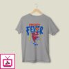 Freddy Fever Mascot Indiana Fever Basketball T-Shirt