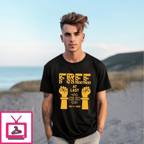 Free At Last July 2025 T-Shirt