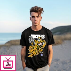 Green Bay Packers X Death Skeleton Graphic T-Shirt