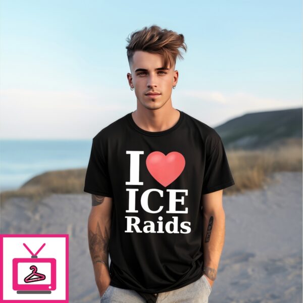 I Love Ice Raids Heart Shirt