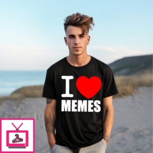 I Love Memes Heart T-Shirt