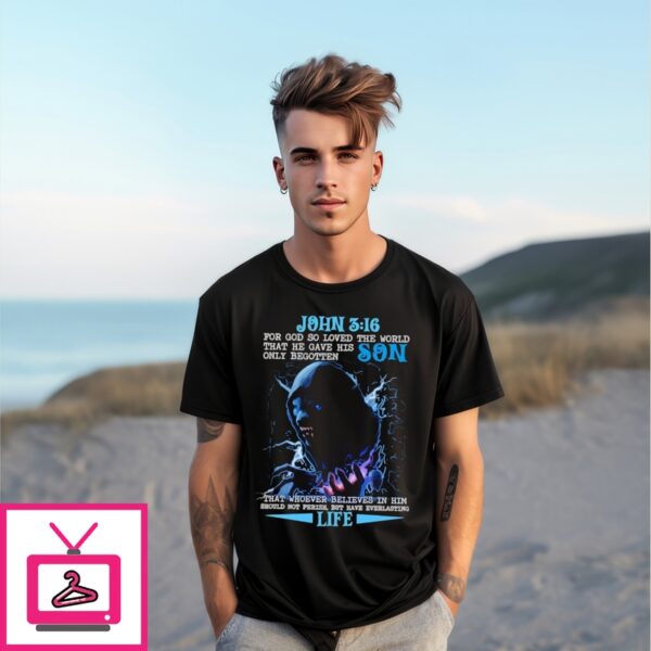 John For God So Loved The World That He Gave His Son Only Begotten Wolf T-Shirt