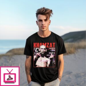 Khamzat Chimaev Bold Red Ufc Fighter 2025 T-Shirt