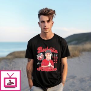 Lance Berkman Houston Christian Huskies 6 Time All Star Player Comic Shirt