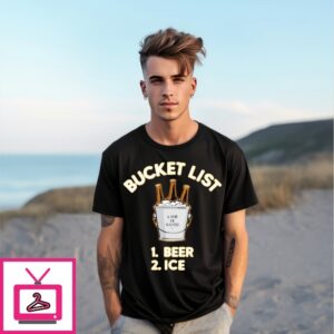 Life Is Good Bucket List Beer Ice T-Shirt