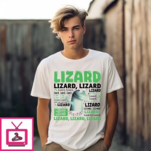 Lizard Lizard Lizard Meme T-Shirt