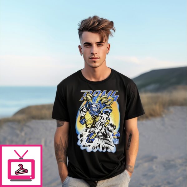 Los Angeles Rams X Skeleton Player Stadium Graphic T-Shirt