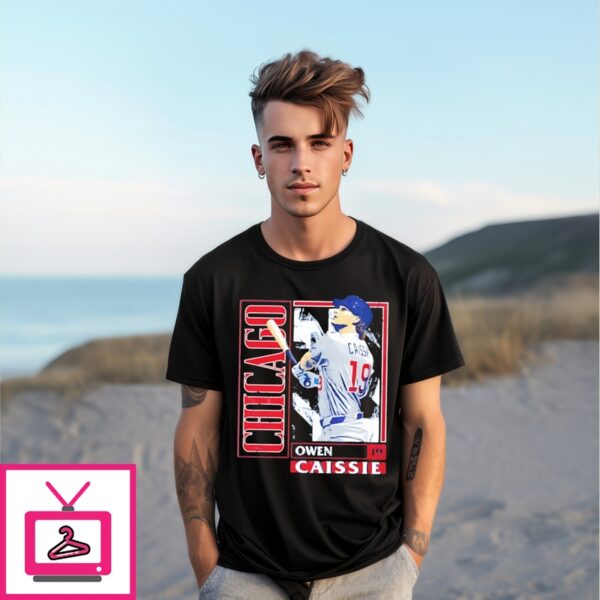 Owen Caissie Chicago Cubs Card Style Shirt