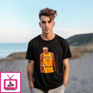 Pascal Siakam Indiana Pacers Nba Basketball Cartoon T-Shirt