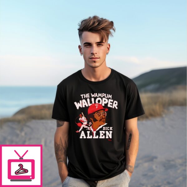 Phillies Dick Allen Signature The Wampum Walloper T-Shirt