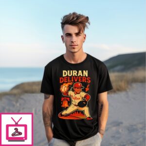 Phillies Drantula Jhoan Duran Delivers Flame T-Shirt