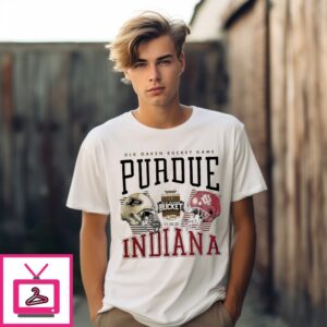 Purdue Vs Indiana Ncaa Football Rivalry Gameday 2025 Helmet T-Shirt