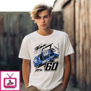 Ryan Preece 2025 Kroger Car No. 60 Rick Ware Racing Signature T-Shirt