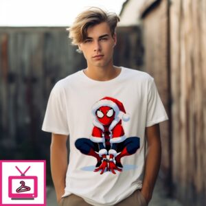 Spiderman Santa Marvel Comic Christmas T-Shirt