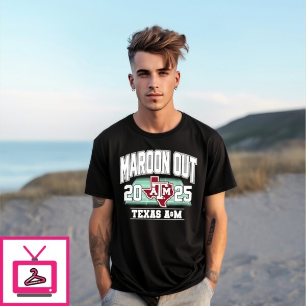 Texas A&Ampm Aggies 2025 Maroon Out Football Game Shirt