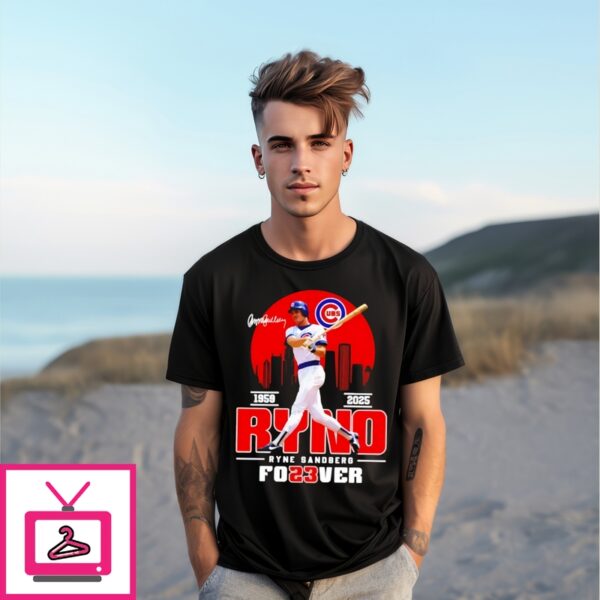 Thank You Ryno Ryne Sandberg Forever 23 City Skyline T-Shirt