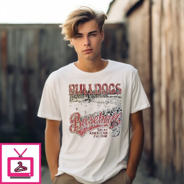 Uga Baseball Great American Past Time T-Shirt