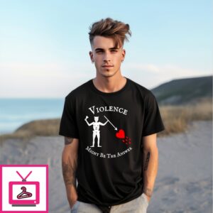 Violence Might Be The Answer Skull T-Shirt