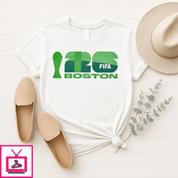 2026 Fifa World Cup Boston Logo Cup T-Shirt