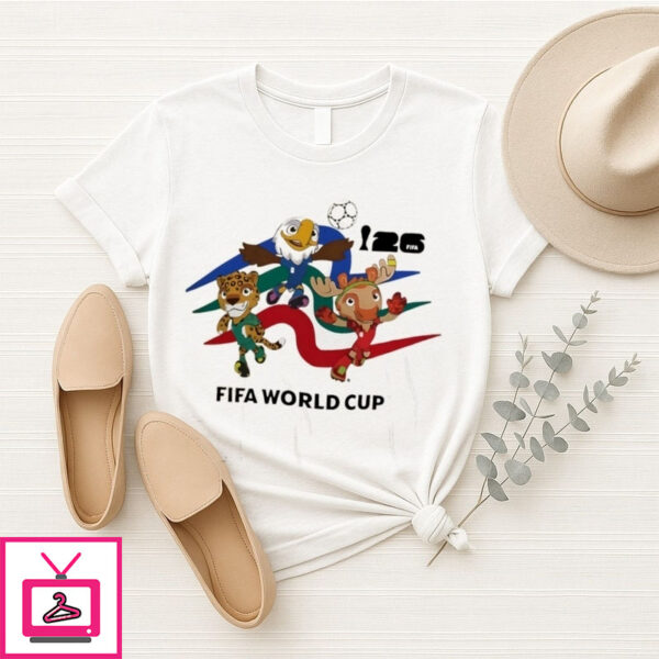 2026 Fifa World Cup Mascot T-Shirt