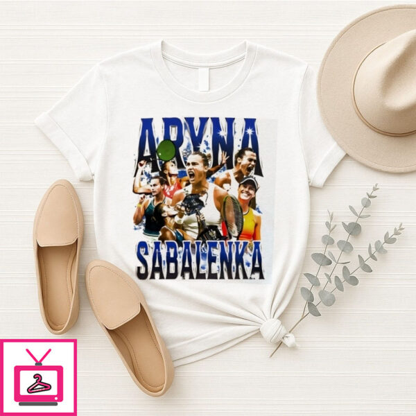 Aryna Sabalenka Tennis Collage Vintage T-Shirt