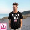 Aunt Tifa Usa Flag T-Shirt