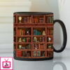 Bookshelf Library Mug Library Coffee Mug