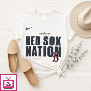Boston Red Sox 2025 Mlb Postseason Legend Red Sox Nation T-Shirt Boston Red Sox 2025 Mlb Postseason Legend Red Sox Nation T-Shirt