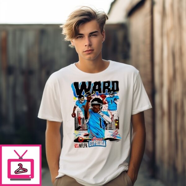 Cam Ward Tennessee Titans No 1 Comic Art T-Shirt