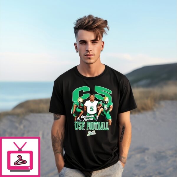 Cartevious Norton C5 South Florida Bulls  90S Retro T-Shirt