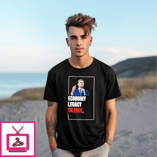 Charlie Kirk Economy Legacy Silence T-Shirt