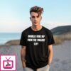 Charlie Kirk Rip Fuck The Violent Left T-Shirt