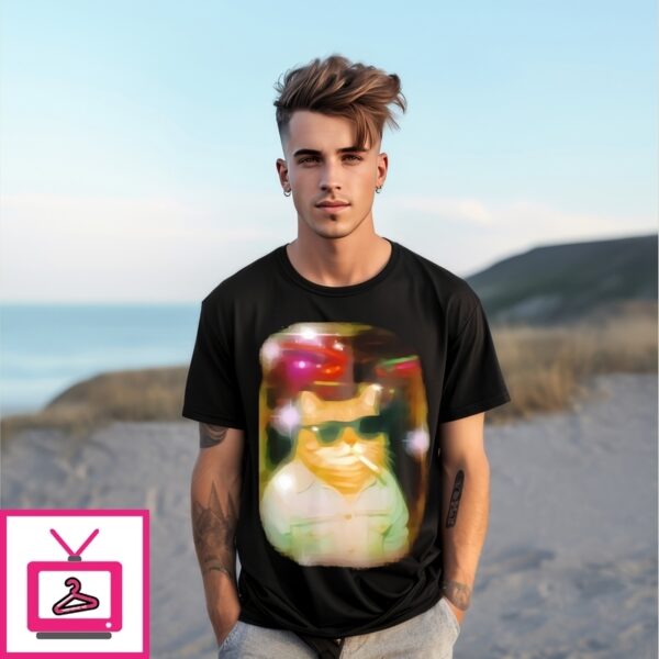 Ciggy Kitty Crew Cat Smoking T-Shirt