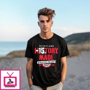 Cleveland Guardians 15 History Mad Division Champs 2025 T-Shirt Cleveland Guardians 15 History Mad Division Champs 2025 T-Shirt