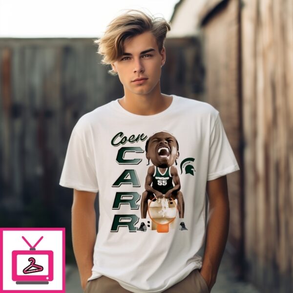 Coen Carr Michigan State Spartans Ncaa Caricature T-Shirt