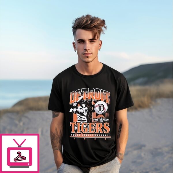 Detroit Tigers 2025 Postseason Participant Playoff Vintage T-Shirt