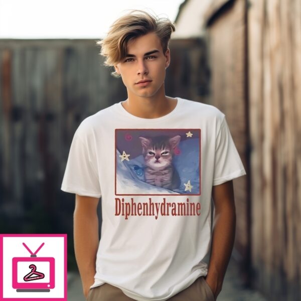 Diphenhydramine Cat Meme T-Shirt
